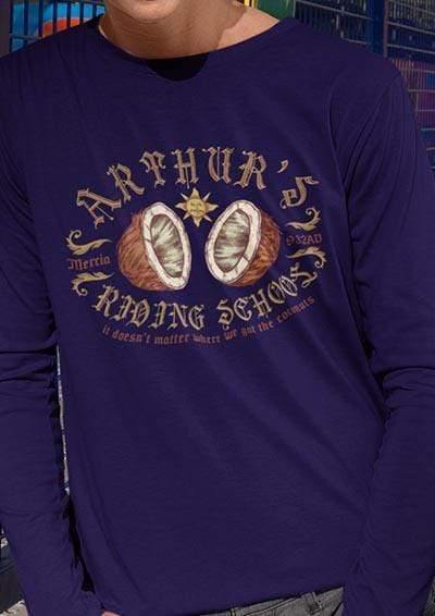 King Arthur's Riding School Long Sleeve T-Shirt  - Off World Tees