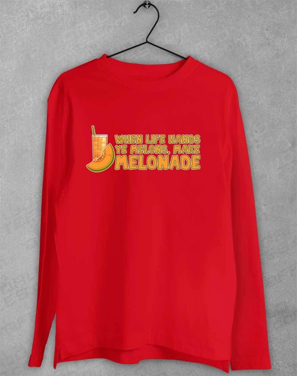 Make Melonade Long Sleeve T-Shirt S / Red  - Off World Tees