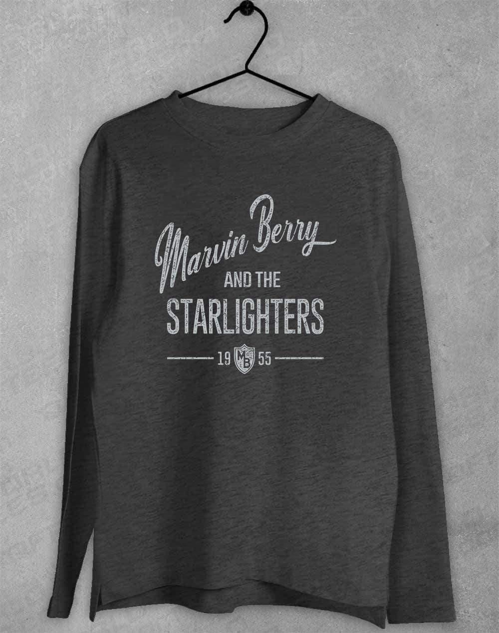 Marvin Berry and the Starlighters Long Sleeve T-Shirt S / Dark Heather  - Off World Tees