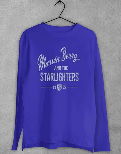 Marvin Berry and the Starlighters Long Sleeve T-Shirt S / Royal  - Off World Tees
