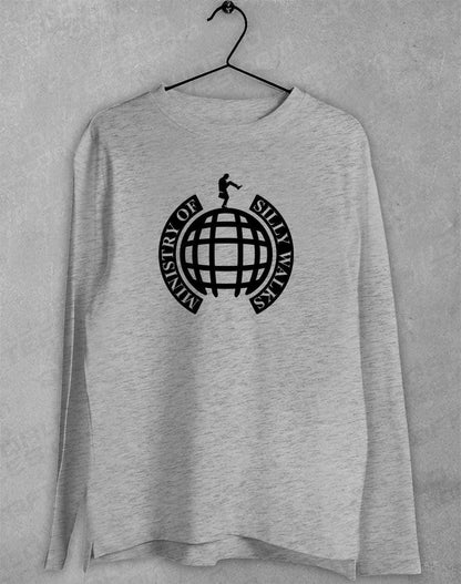 Ministry of Silly Walks Long Sleeve T-Shirt S / Sport Grey  - Off World Tees