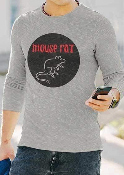 Mouse Rat Round Logo Long Sleeve T-Shirt  - Off World Tees