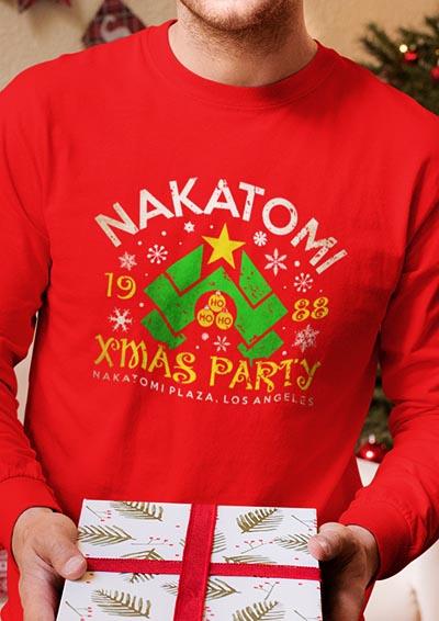 Nakatomi Xmas Party Long Sleeve T-Shirt  - Off World Tees
