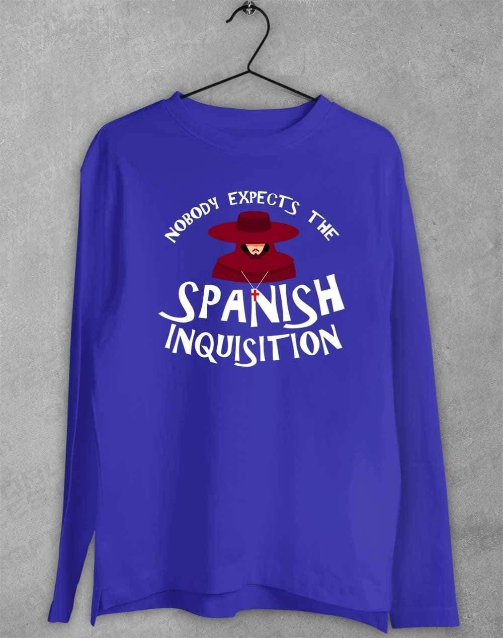 Nobody Expects the Spanish Inquisition Long Sleeve T-Shirt S / Royal  - Off World Tees