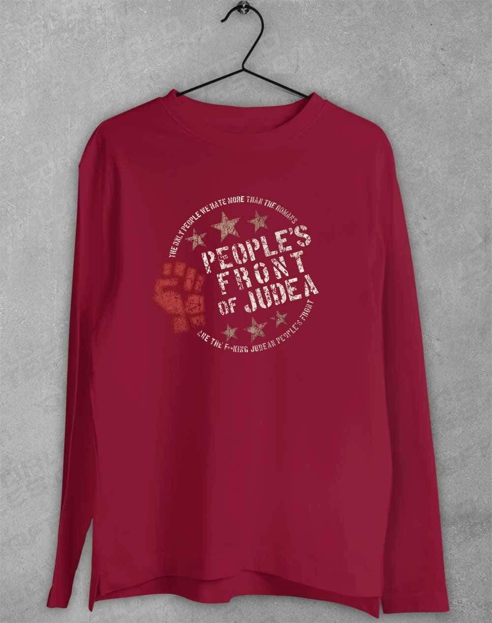 People's Front of Judea Long Sleeve T-Shirt S / Cardinal  - Off World Tees