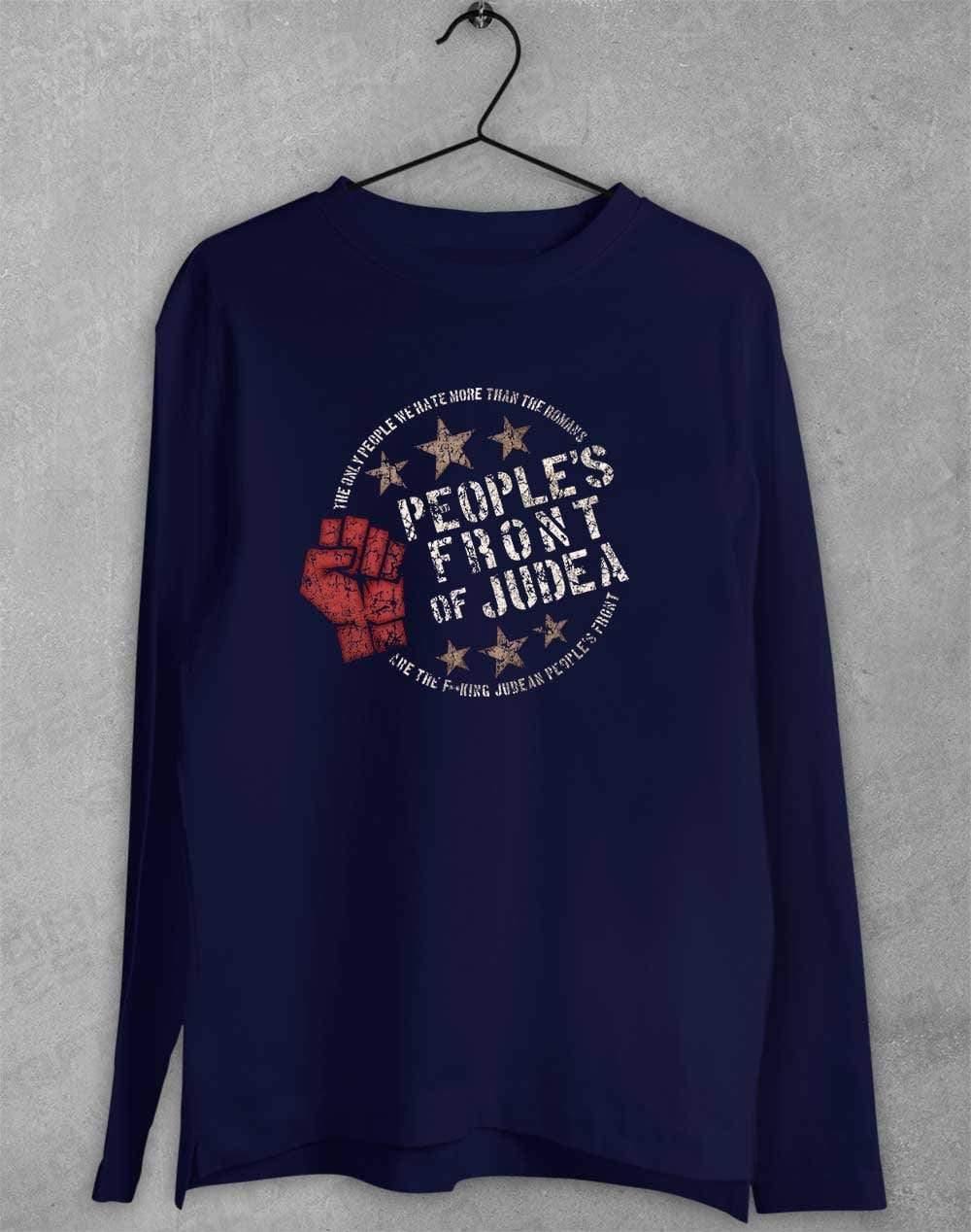 People's Front of Judea Long Sleeve T-Shirt S / Navy  - Off World Tees
