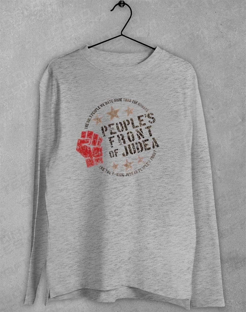 People's Front of Judea Long Sleeve T-Shirt S / Sport Grey  - Off World Tees
