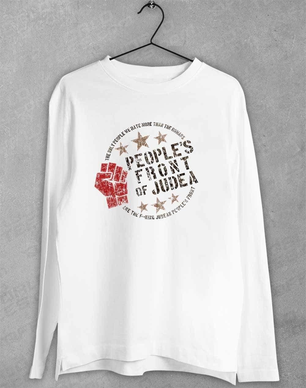 People's Front of Judea Long Sleeve T-Shirt S / White  - Off World Tees
