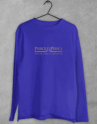 Pierce and Pierce Long Sleeve T-Shirt S / Royal  - Off World Tees
