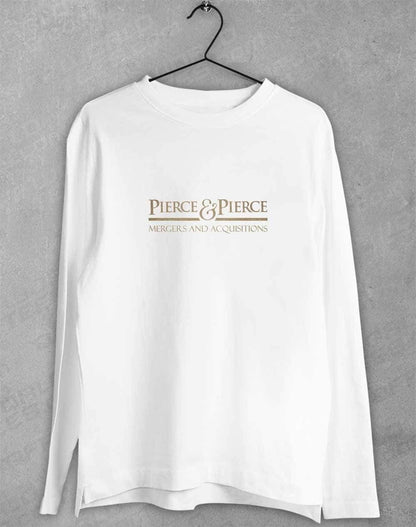 Pierce and Pierce Long Sleeve T-Shirt S / White  - Off World Tees