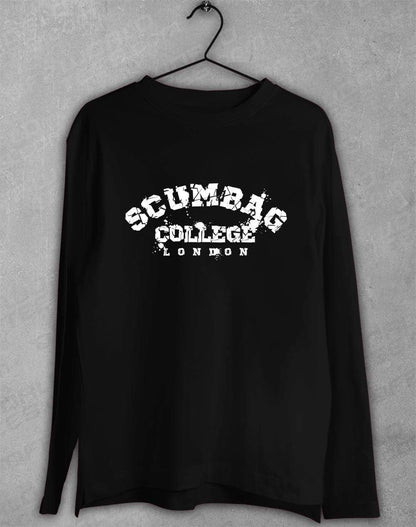 Scumbag College Long Sleeve T-Shirt S / Black  - Off World Tees
