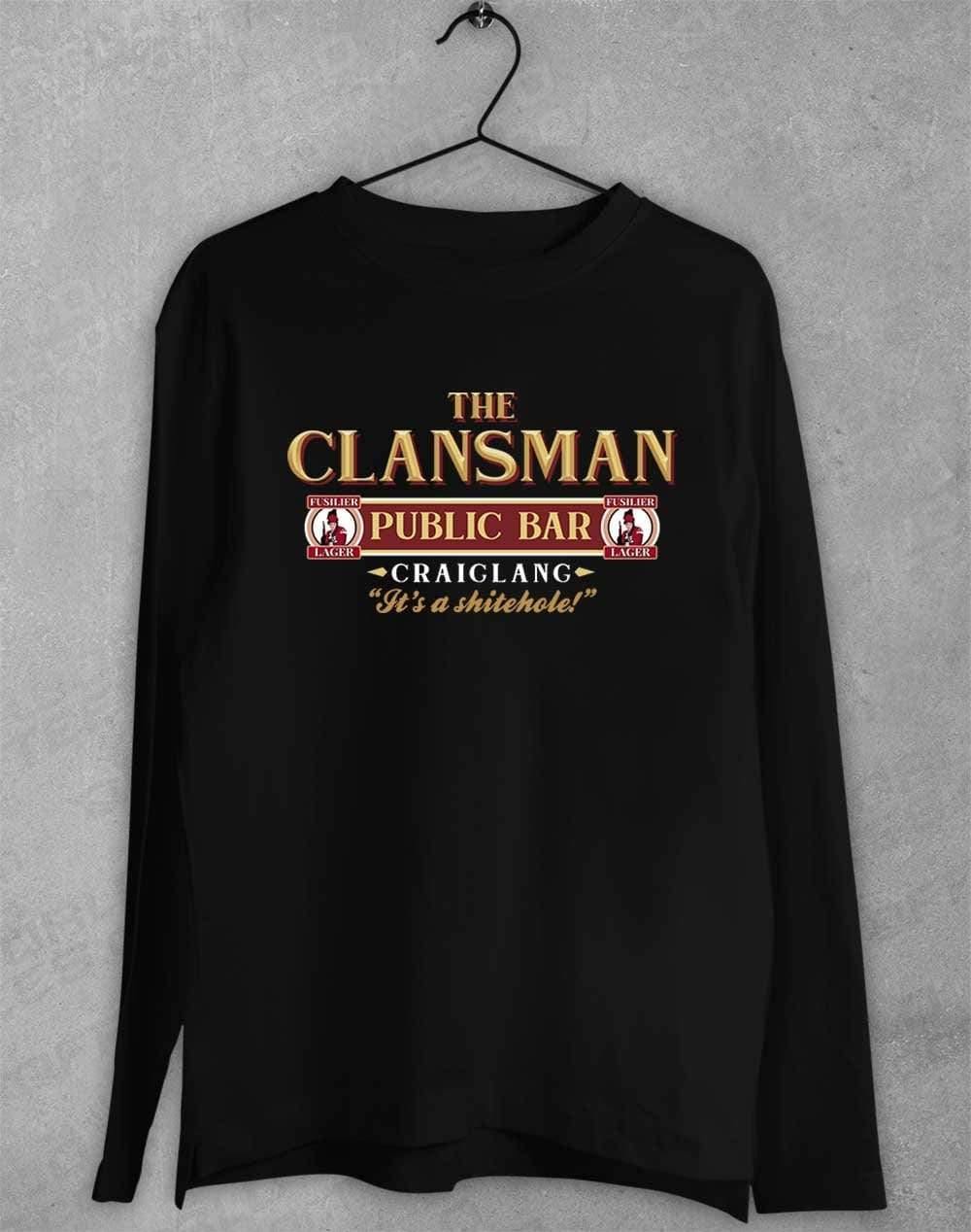 The Clansman Craiglang Long Sleeve T-Shirt S / Black  - Off World Tees
