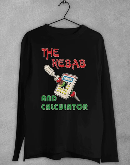 The Kebab and Calculator 1982 Long Sleeve T-Shirt S / Black  - Off World Tees