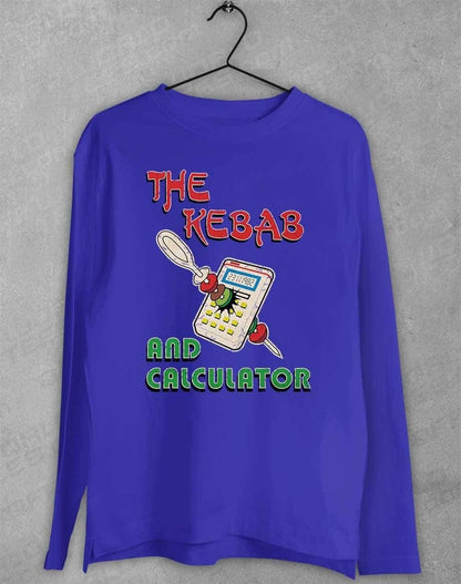 The Kebab and Calculator 1982 Long Sleeve T-Shirt S / Royal  - Off World Tees