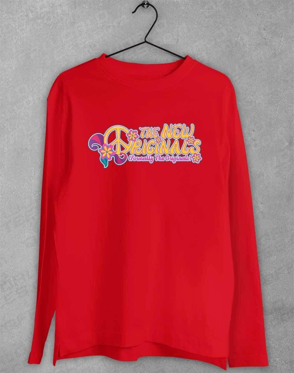 The New Originals Long Sleeve T-Shirt S / Red  - Off World Tees