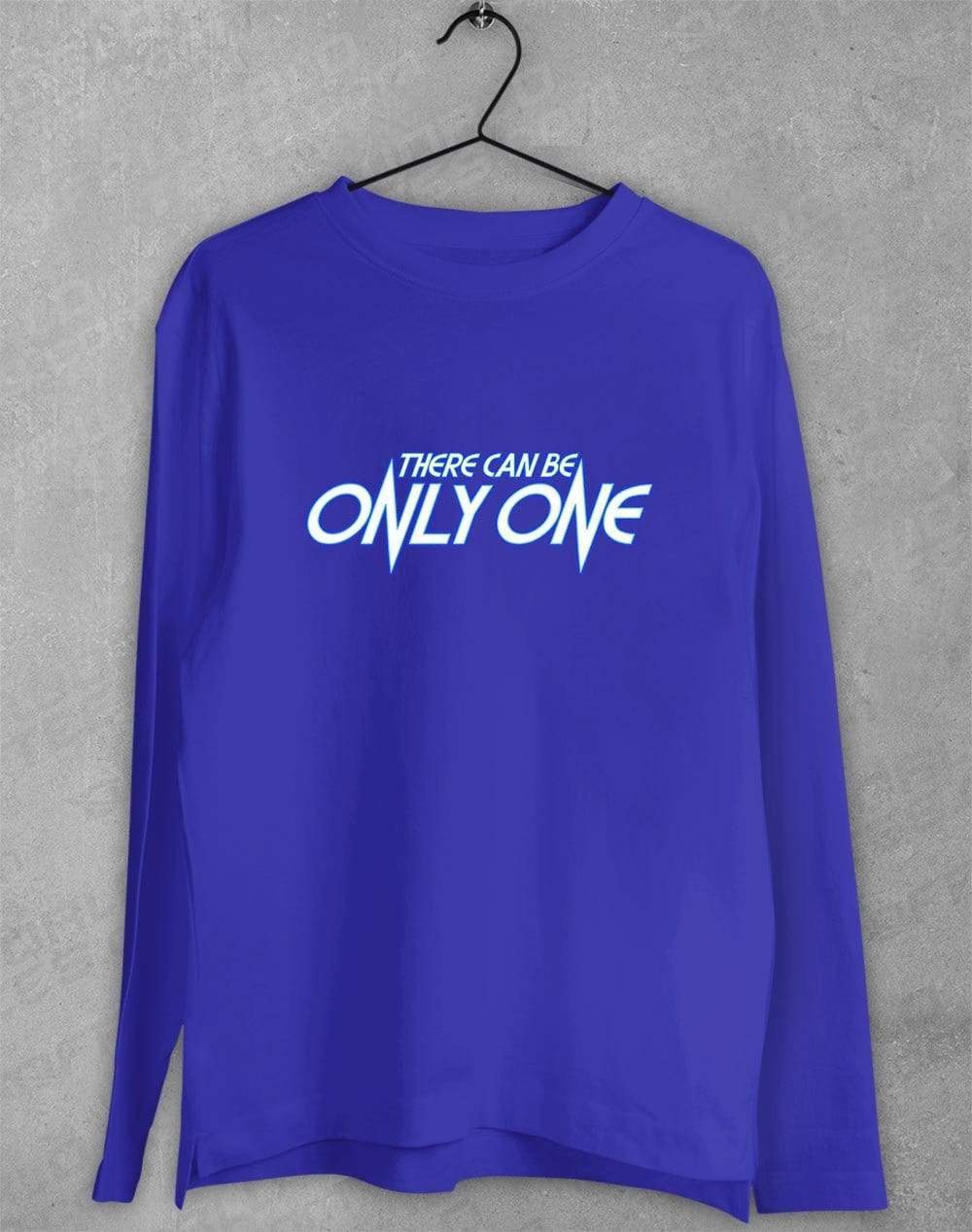 There Can Be Only One Long Sleeve T-Shirt S / Royal  - Off World Tees