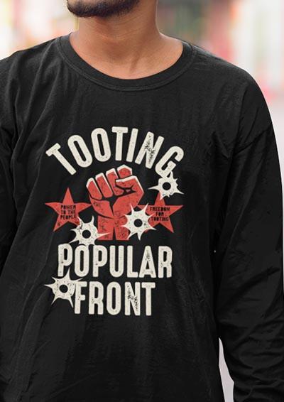 Tooting Popular Front Long Sleeve T-Shirt  - Off World Tees