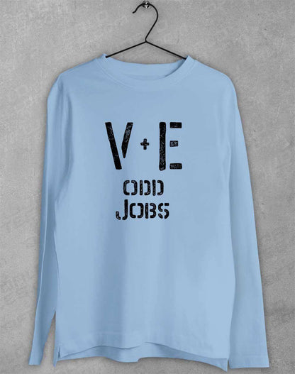 Val and Earl's Odd Jobs Long Sleeve T-Shirt Light Blue / S  - Off World Tees