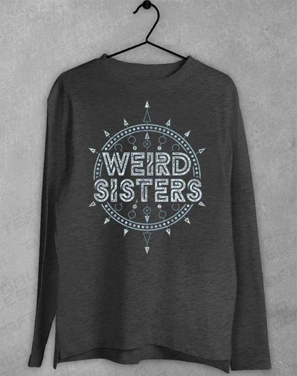 Weird Sisters Band Logo Long Sleeve T-Shirt S / Dark Heather  - Off World Tees