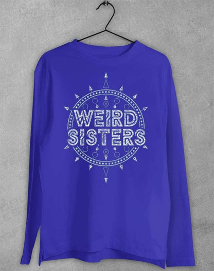 Weird Sisters Band Logo Long Sleeve T-Shirt S / Royal  - Off World Tees