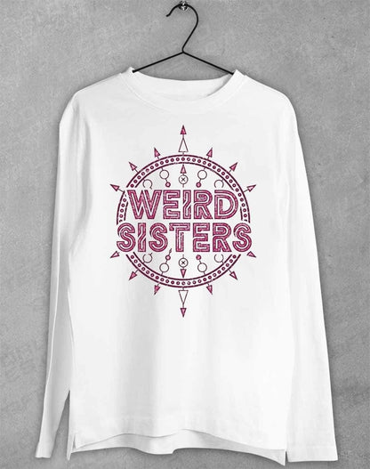 Weird Sisters Band Logo Long Sleeve T-Shirt S / White  - Off World Tees