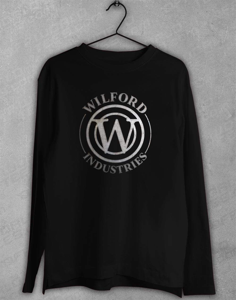 Wilford Industries Long Sleeve T-Shirt S / Black  - Off World Tees
