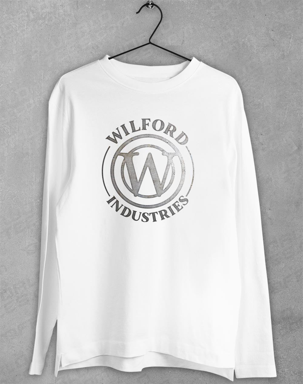 Wilford Industries Long Sleeve T-Shirt S / White  - Off World Tees