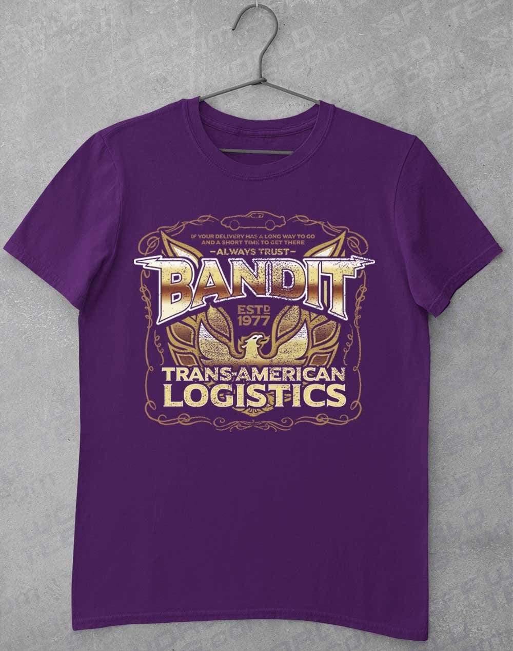 Bandit Logistics 1977 T-Shirt S / Purple  - Off World Tees
