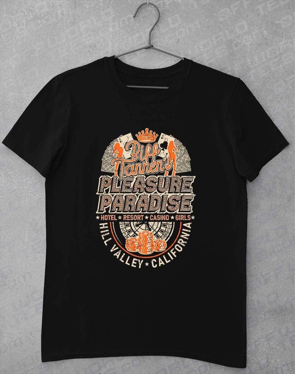 Biff Tannen's Pleasure Paradise T-Shirt S / Black  - Off World Tees