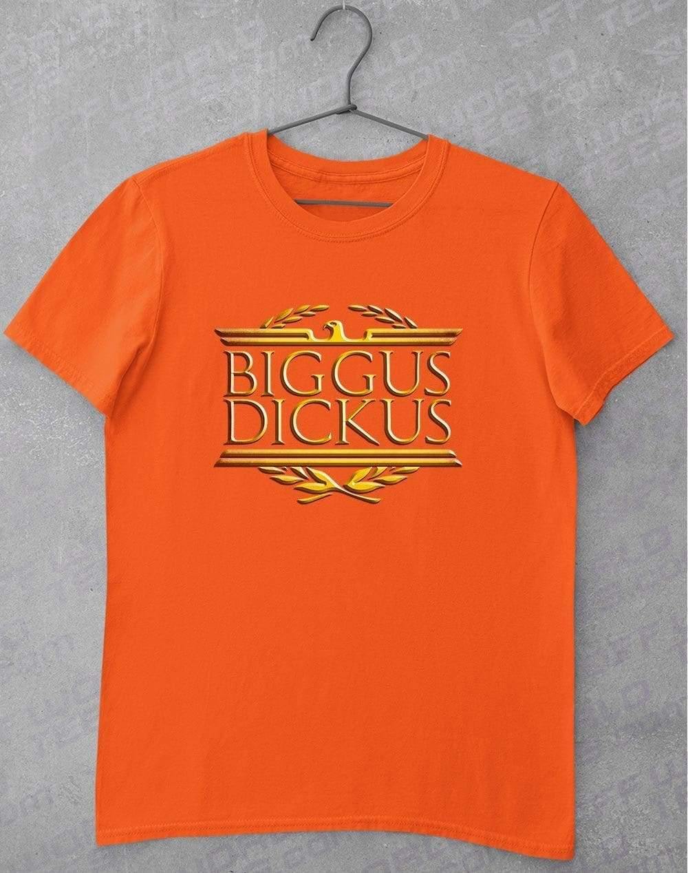 Biggus Dickus T-Shirt S / Orange  - Off World Tees