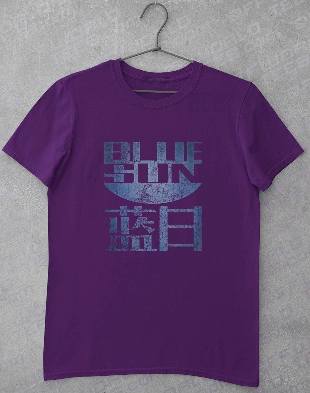 Blue Sun T-Shirt S / Purple  - Off World Tees