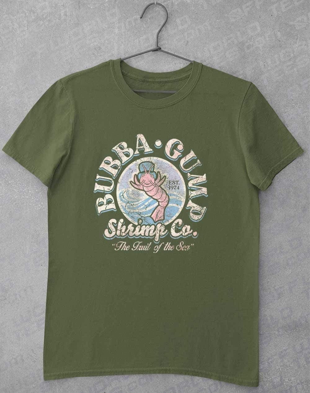Bubba Gump Shrimp Co T-Shirt S / Military Green  - Off World Tees
