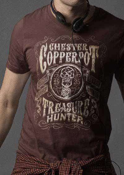 Chester Copperpot Treasure Hunter T-Shirt  - Off World Tees