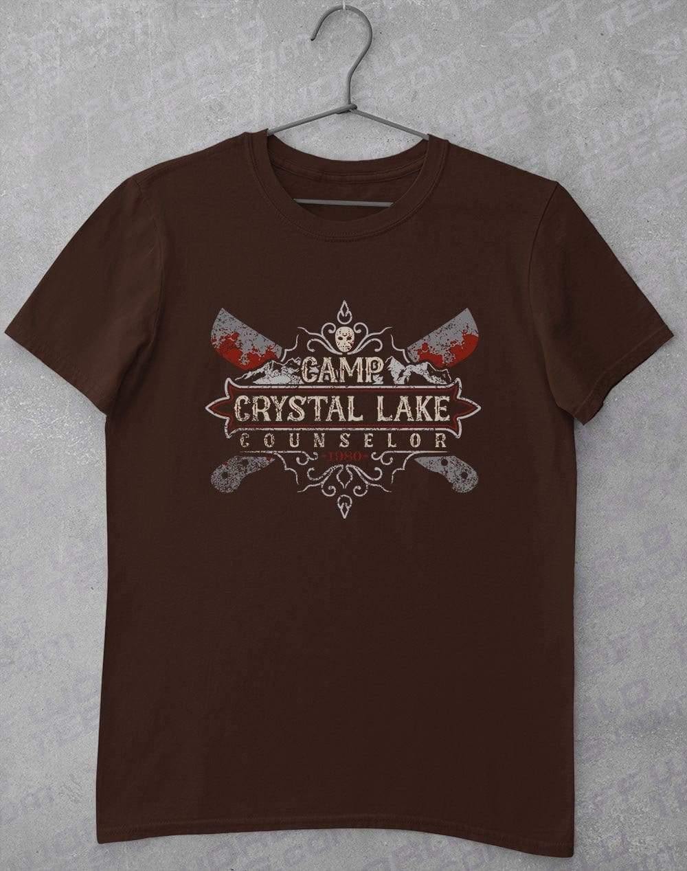 Crystal Lake Counselor T-Shirt S / Dark Chocolate  - Off World Tees