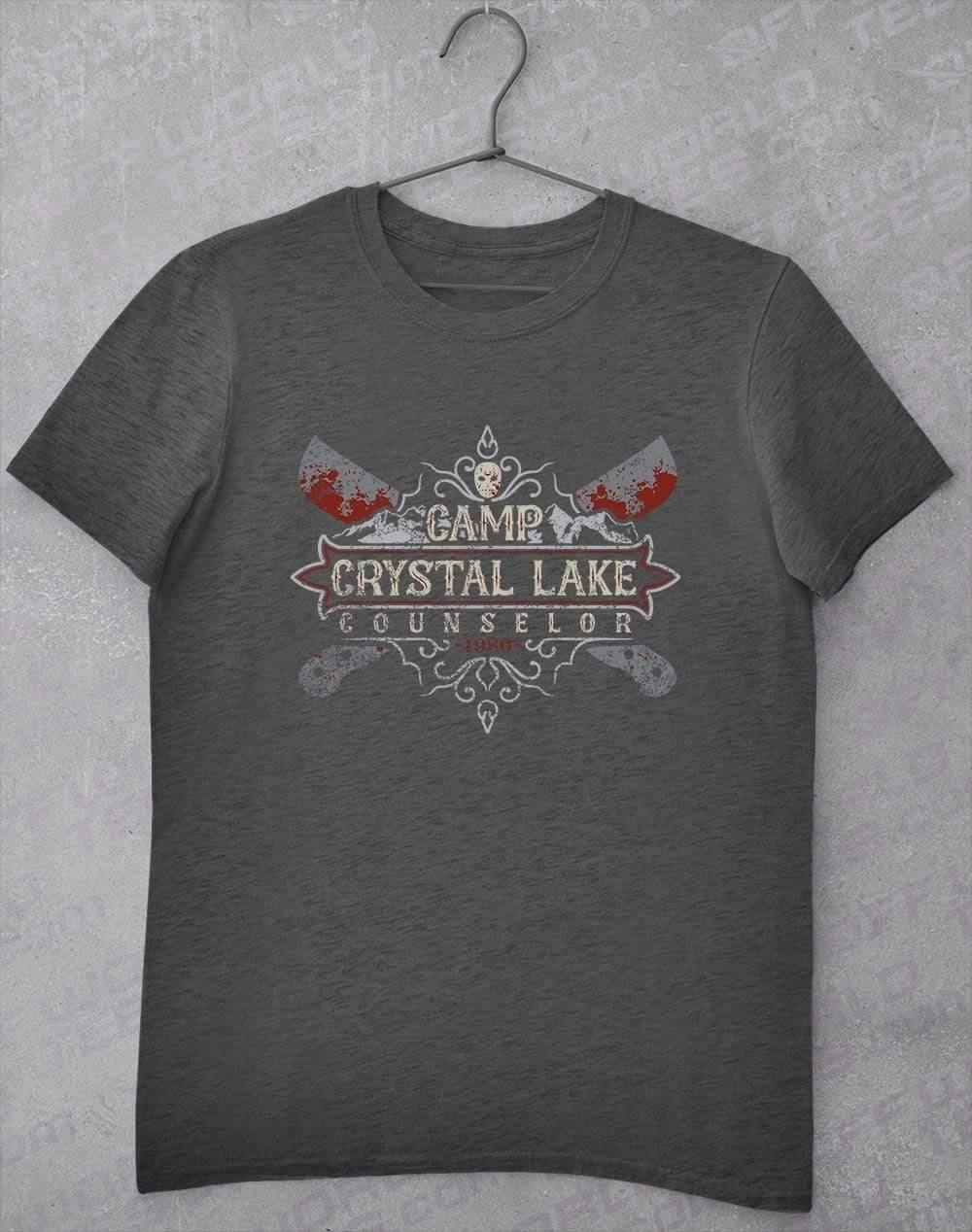 Crystal Lake Counselor T-Shirt S / Dark Heather  - Off World Tees