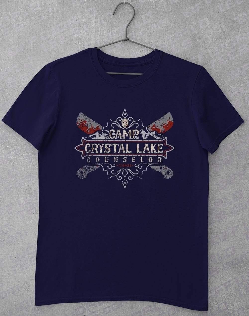 Crystal Lake Counselor T-Shirt S / Navy  - Off World Tees
