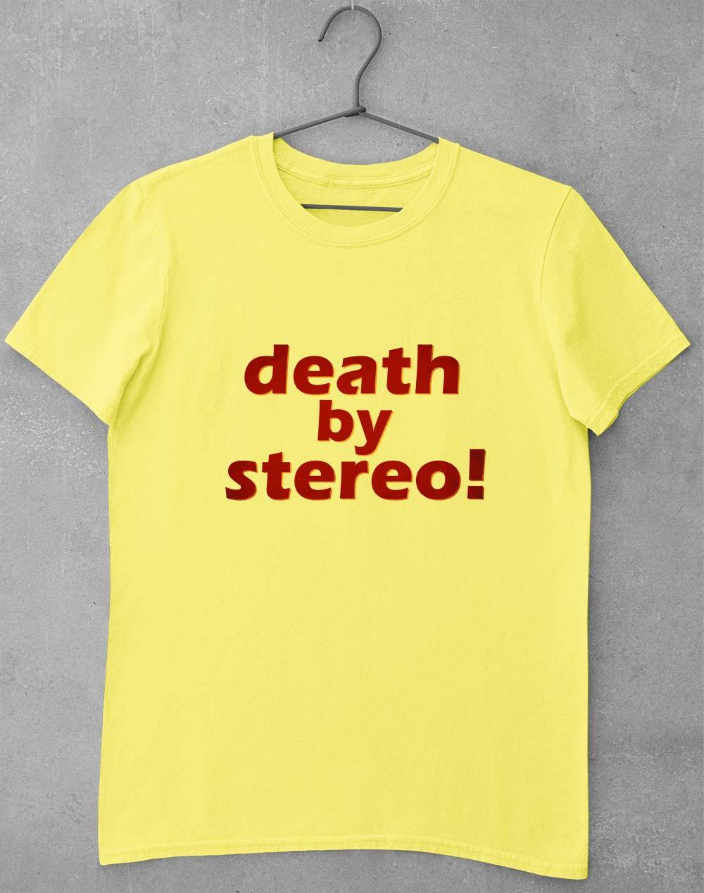 Death By Stereo! T-Shirt S / Cornsilk  - Off World Tees