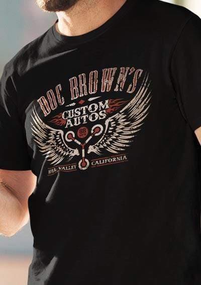 Doc Brown's Custom Autos T-Shirt  - Off World Tees