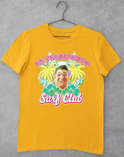 Ex Presidents Surf Club T-Shirt S / Gold  - Off World Tees