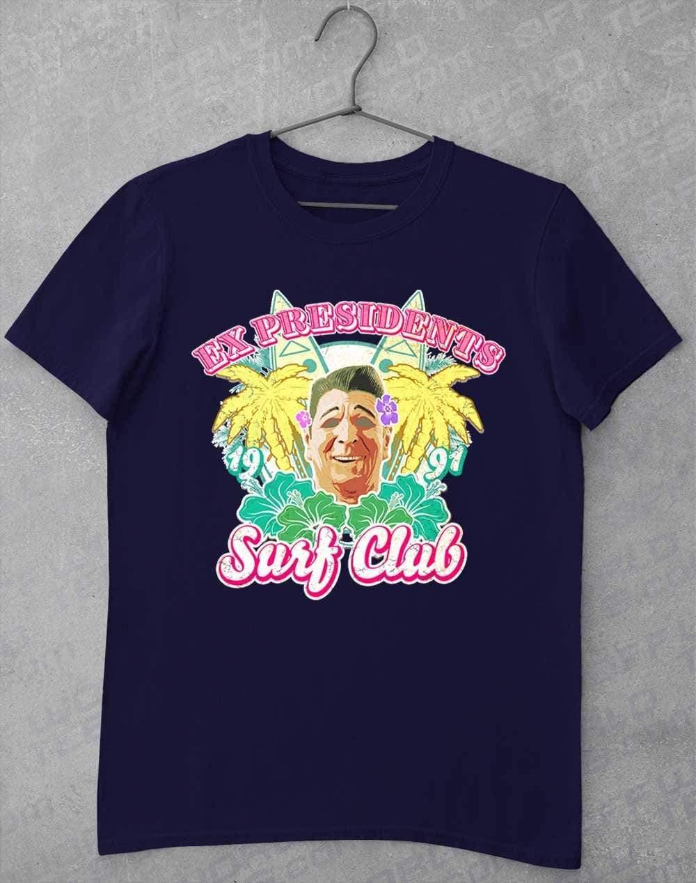 Ex Presidents Surf Club T-Shirt S / Navy  - Off World Tees