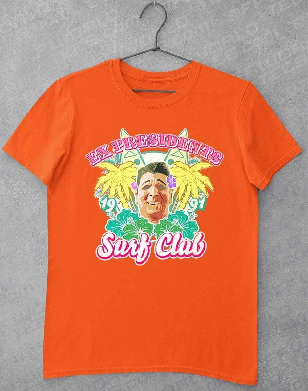 Ex Presidents Surf Club T-Shirt S / Orange  - Off World Tees