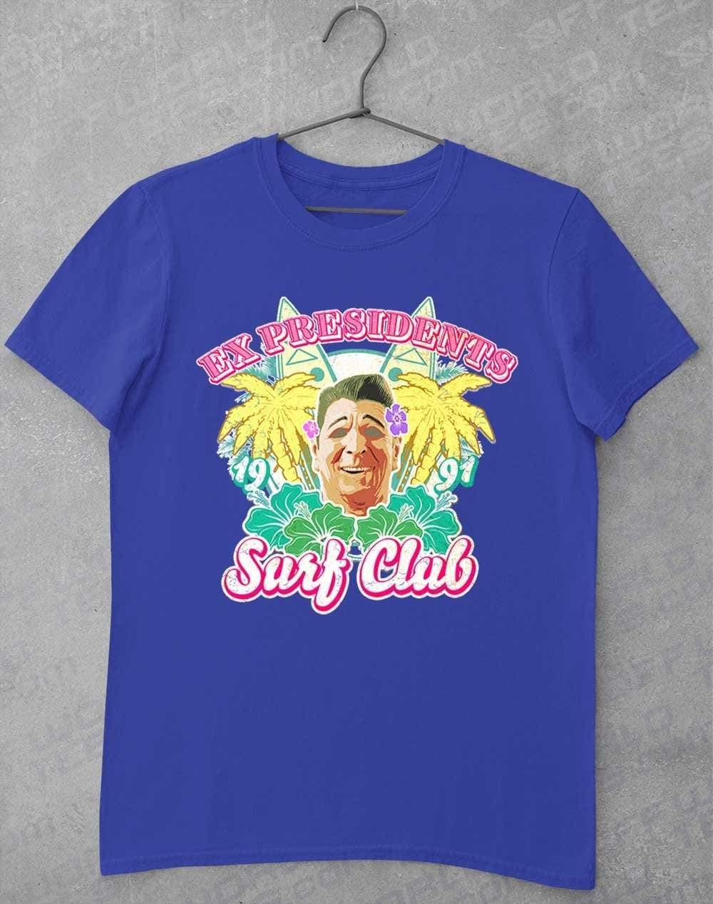Ex Presidents Surf Club T-Shirt S / Royal  - Off World Tees