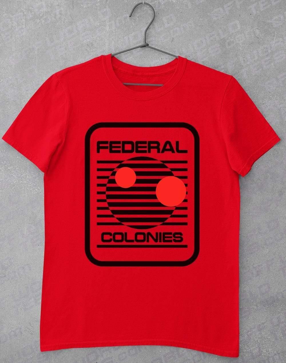 Federal Colonies T-Shirt S / Red  - Off World Tees