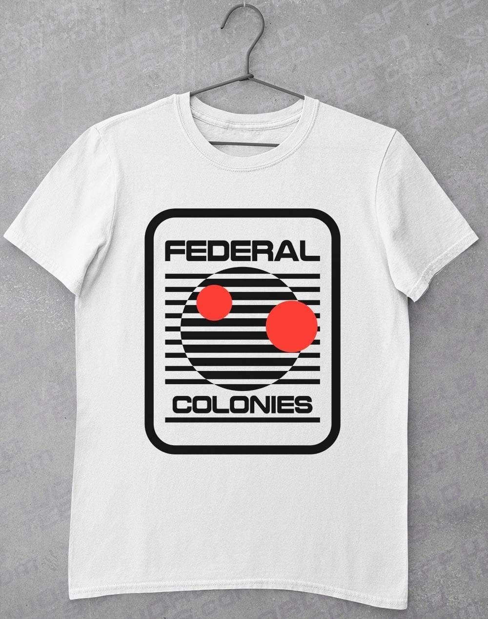 Federal Colonies T-Shirt S / White  - Off World Tees