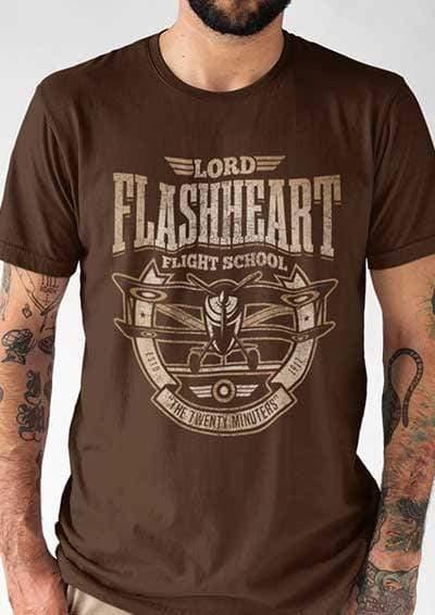 Flashheart's Flight School T-Shirt  - Off World Tees