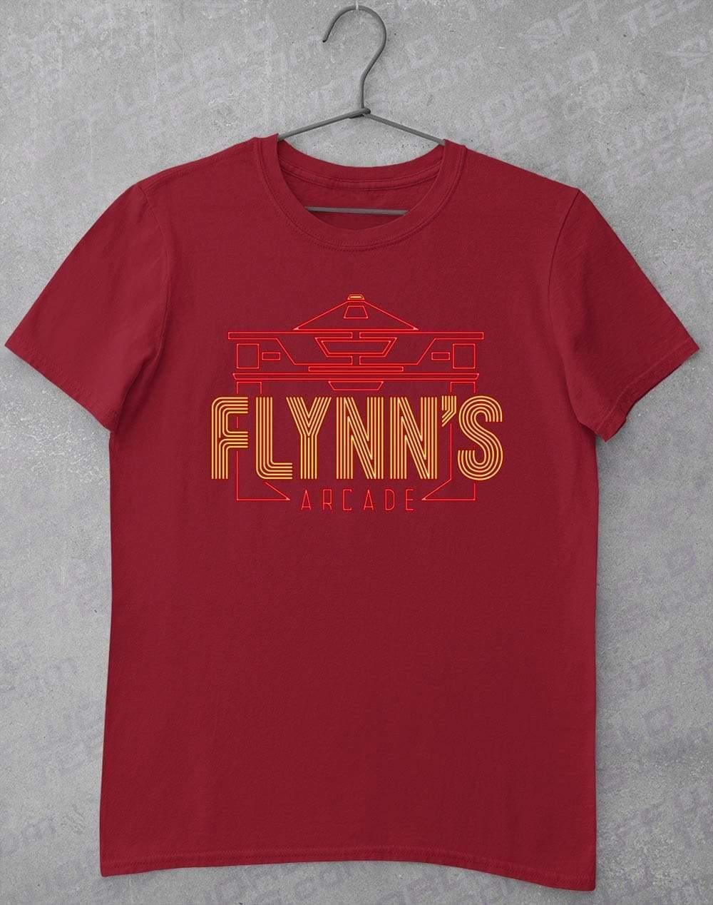 Flynn's Arcade T-Shirt S / Cardinal Red  - Off World Tees