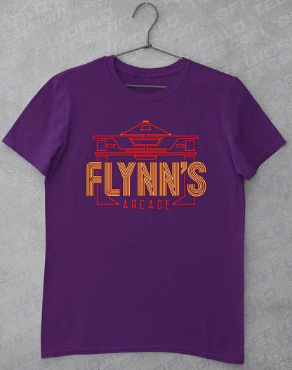 Flynn's Arcade T-Shirt S / Purple  - Off World Tees
