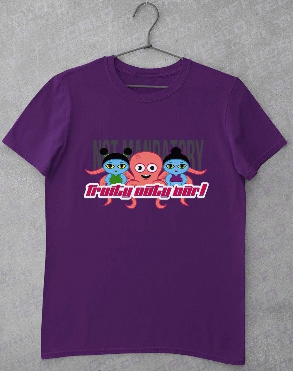 Fruity Oaty Bar T-Shirt S / Purple  - Off World Tees