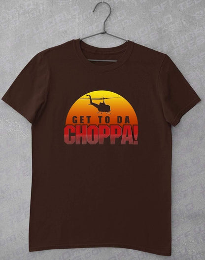 Get To Da Choppa T-Shirt S / Dark Chocolate  - Off World Tees