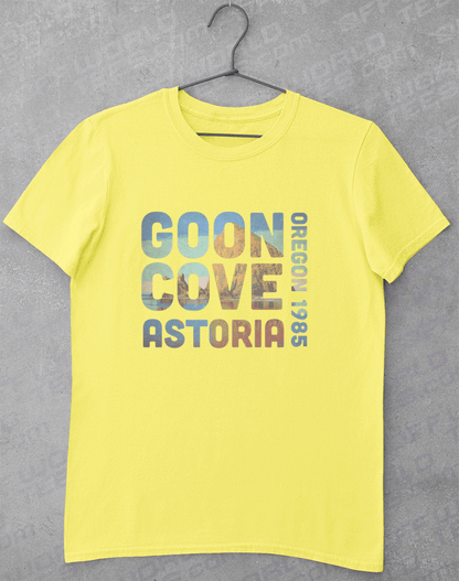 Goon Cove 1985 T-Shirt S / Cornsilk  - Off World Tees